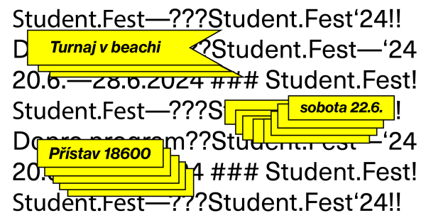 Student Fest 2024 Turnaj v beachi